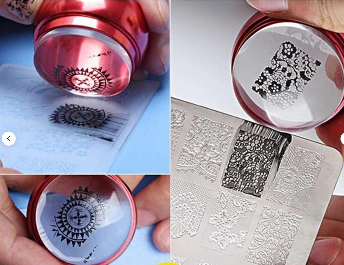 4cm Big Jelly Silicone Head Nail Stamper for Stamping Plate Clear Stamper  Head Printing French Nail Seal Stamper Nail Arts Tools - AliExpress