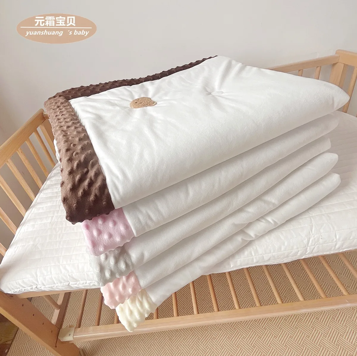 Yuan Frost baby baby super soft children's kindergarten quilts bean velvet cotton wrapped ins wind autumn and winter quilts