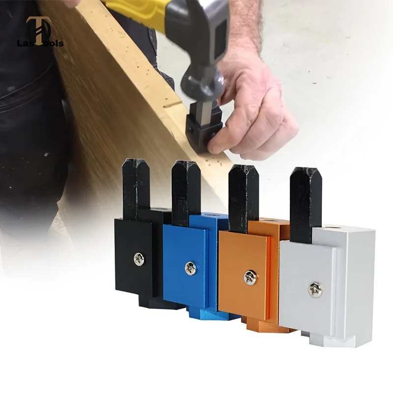 GUIDA AD ANGOLO scanalatura a T strumento per la lavorazione del legno rosso fessura a T 1 pz