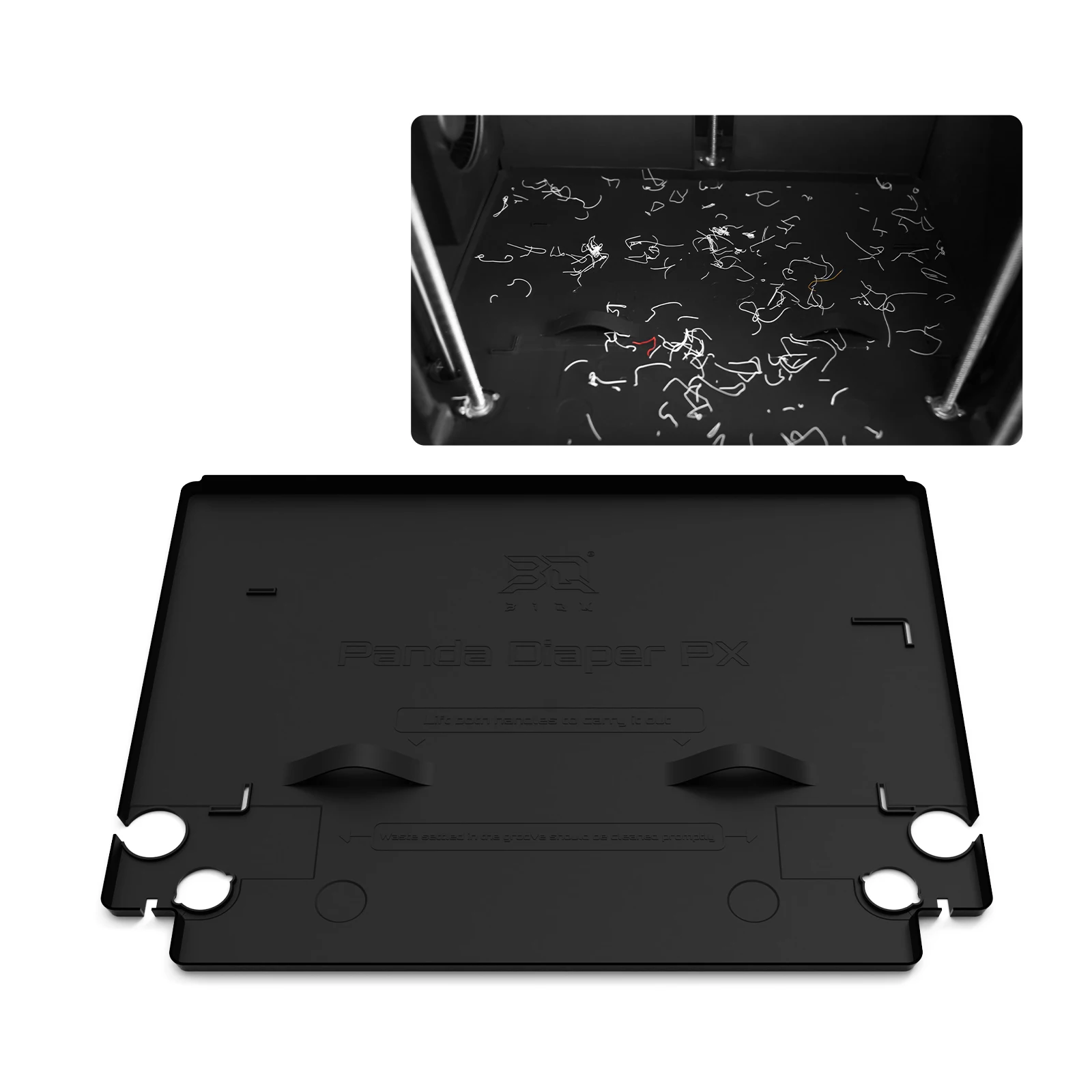 BlQU Panda Diaper PX Silicone Rubbish Pad 3D Printers Accessories