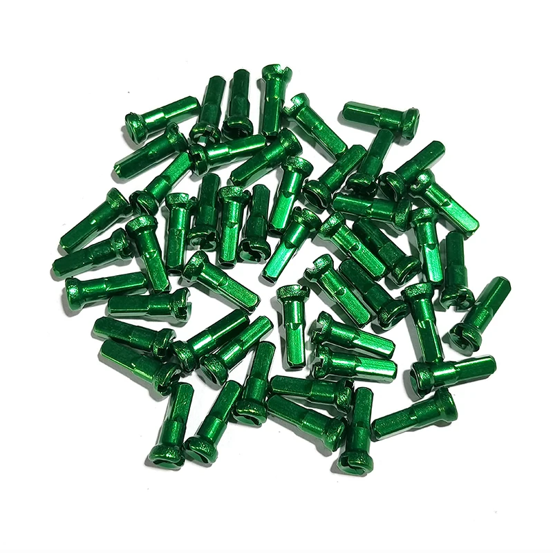 SPEEDSAFE SS14 12mm 14mm 16mm 0.32g/pc Bicycle Nipples 100pc/lot Gauge 14 Head Round External Bike Spoke Nipples