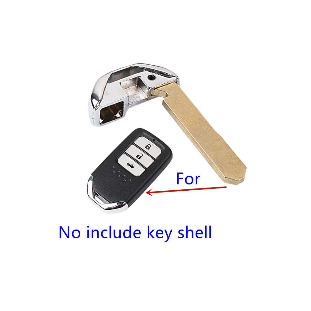 Smart Key Blade Emergency Insert Key For Folding Shell and Honda Smart Shell Blade Blank Uncut HON66