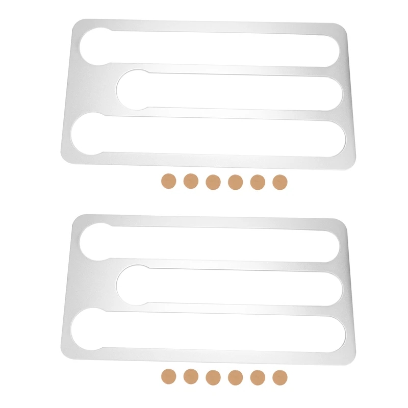 

2X Coffee Pod Holder For Nespresso Vertuo Capsules,Wall-Mounted Storage Rack For Coffee Capsules,Capacity:17,Silver