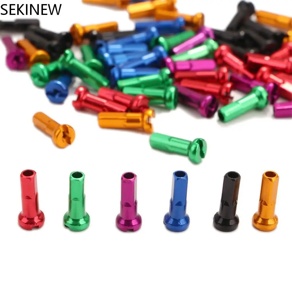 10PcsMulticolorAluminumAlloyAnodizedBikeWheelSpokeNipples14mm
