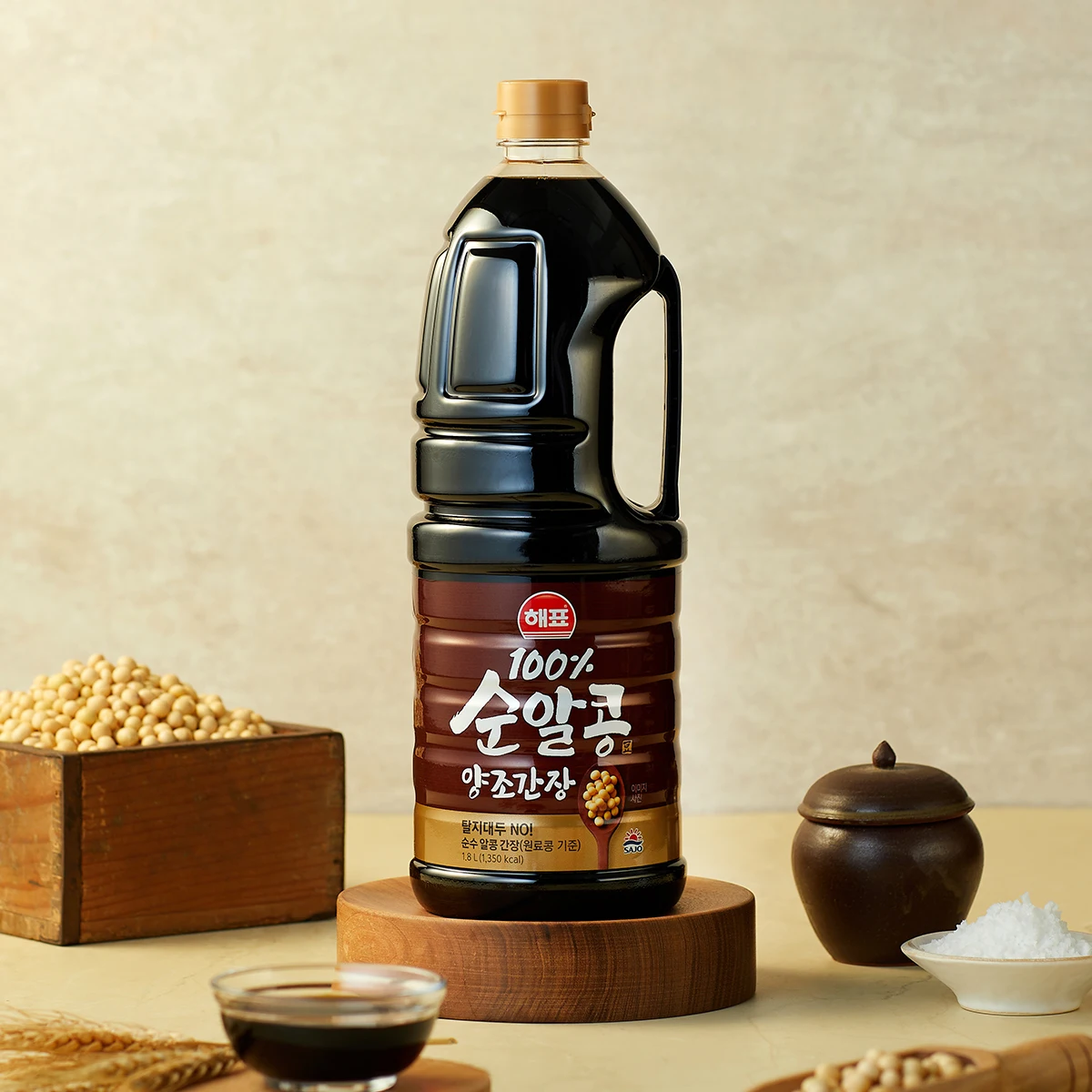 [Samsoo Official Store] Pure Almond Soybean Brewed Soy Sauce 1.8L*1 ...