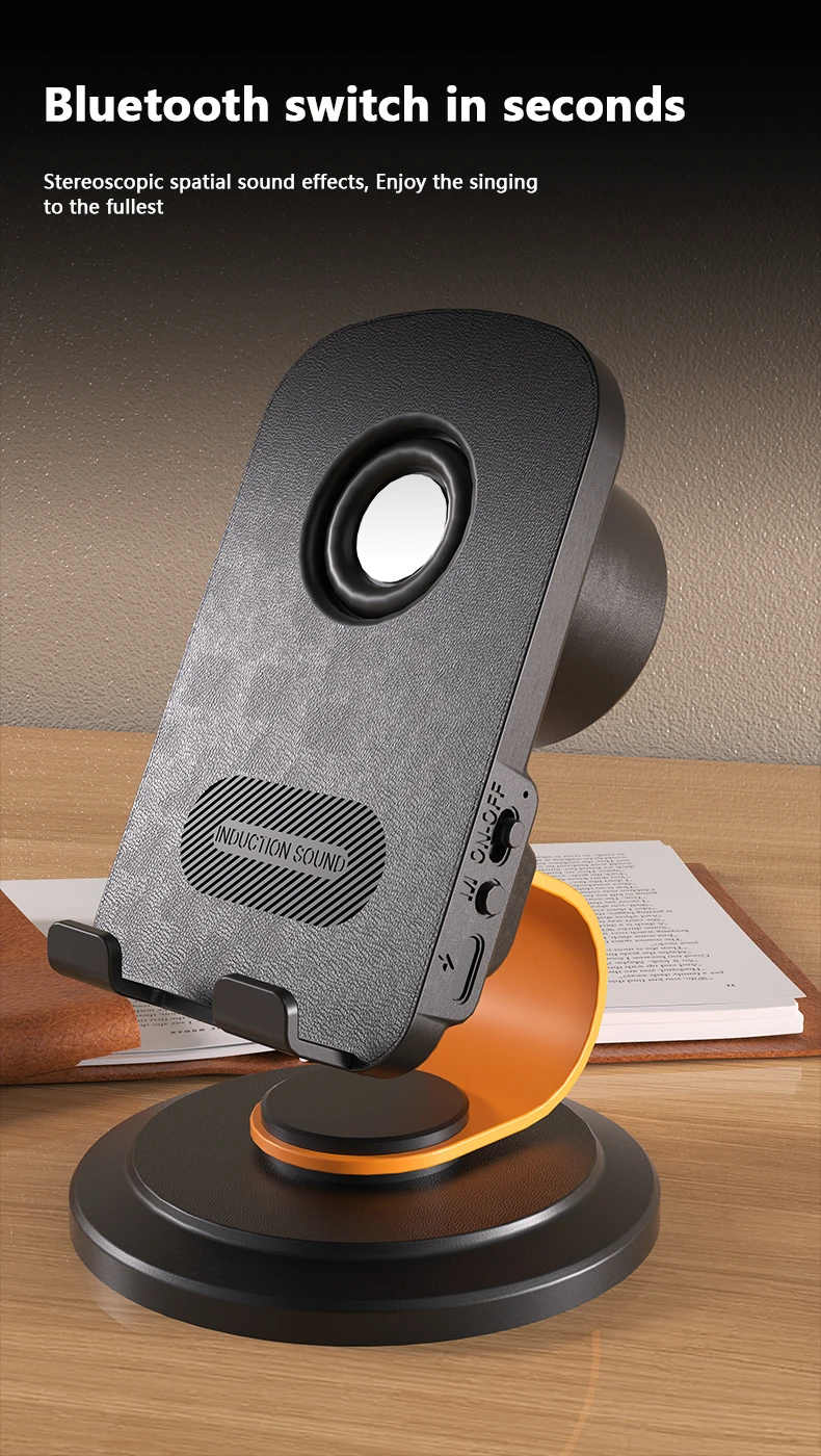 Altoparlante bluetooth wireless a induzione con supporto_voghion.com