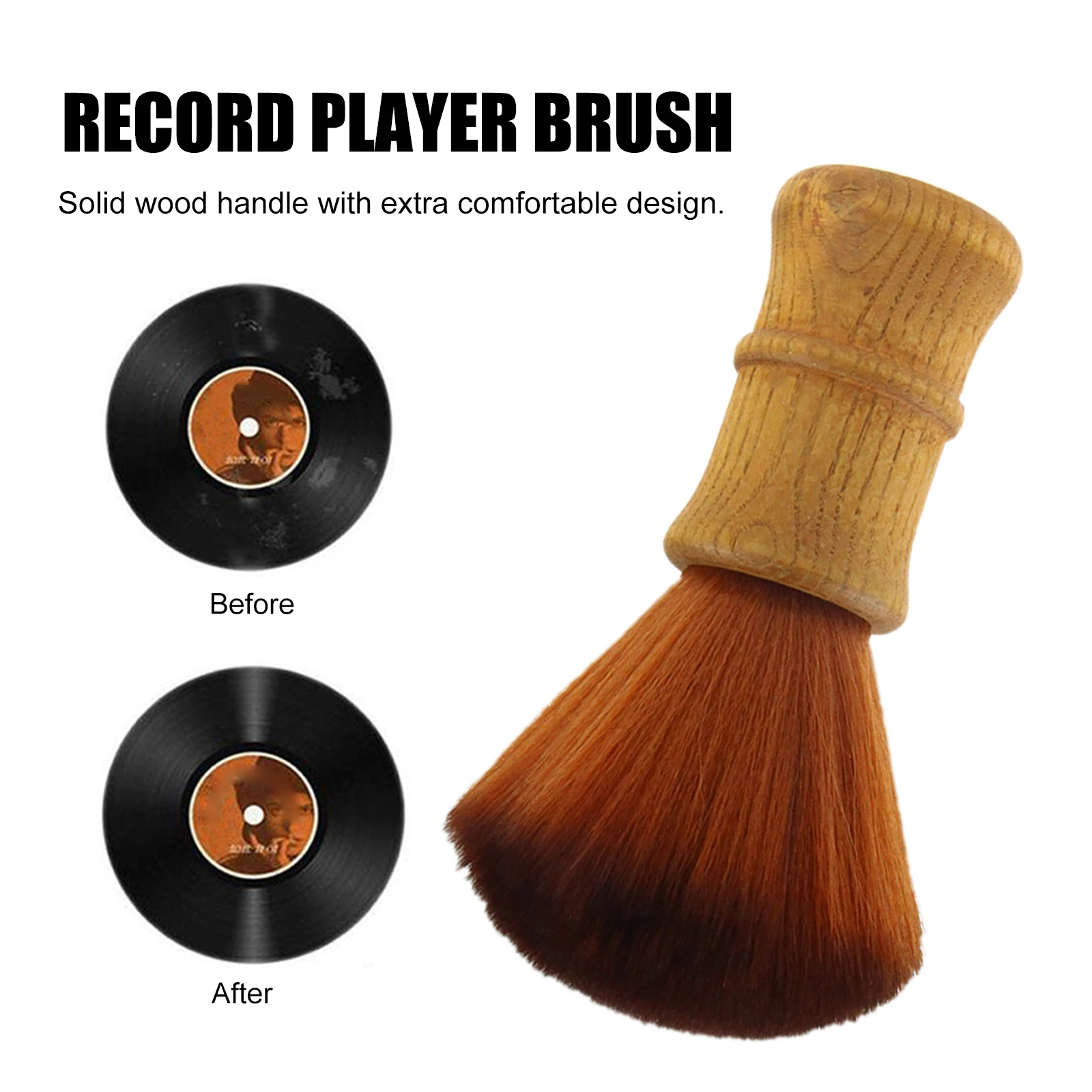 Anti Static Dust Brush for LP CD Vinyl Records Soft Turntable CD Album