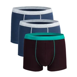 New Cotton Mens Underwear Boxer Men Boxers Splice Ropa Interior Hombre Cueca Masculina Boxershort Man Pantie Size