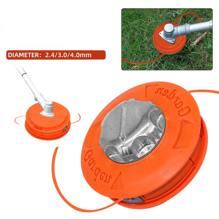 Universal Bump Feed Line Trimmer Head Aluminum Strimmer Grass Brush Cutter Part