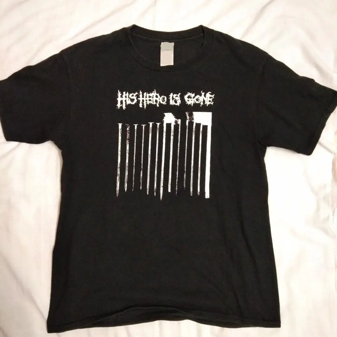 

His hero is gone band t shirt, gift for fan, hardcore punk band TE3581