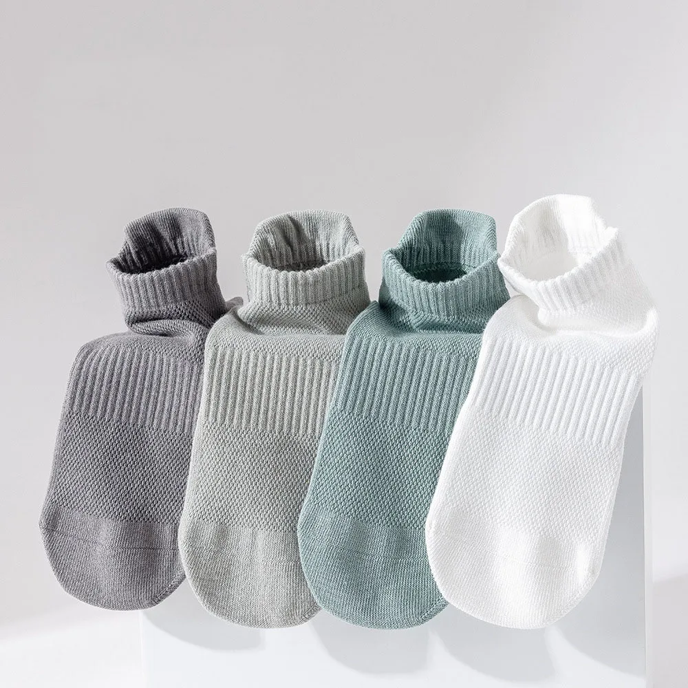 Men's Thin Cotton Non-slip Grip Yoga Socks