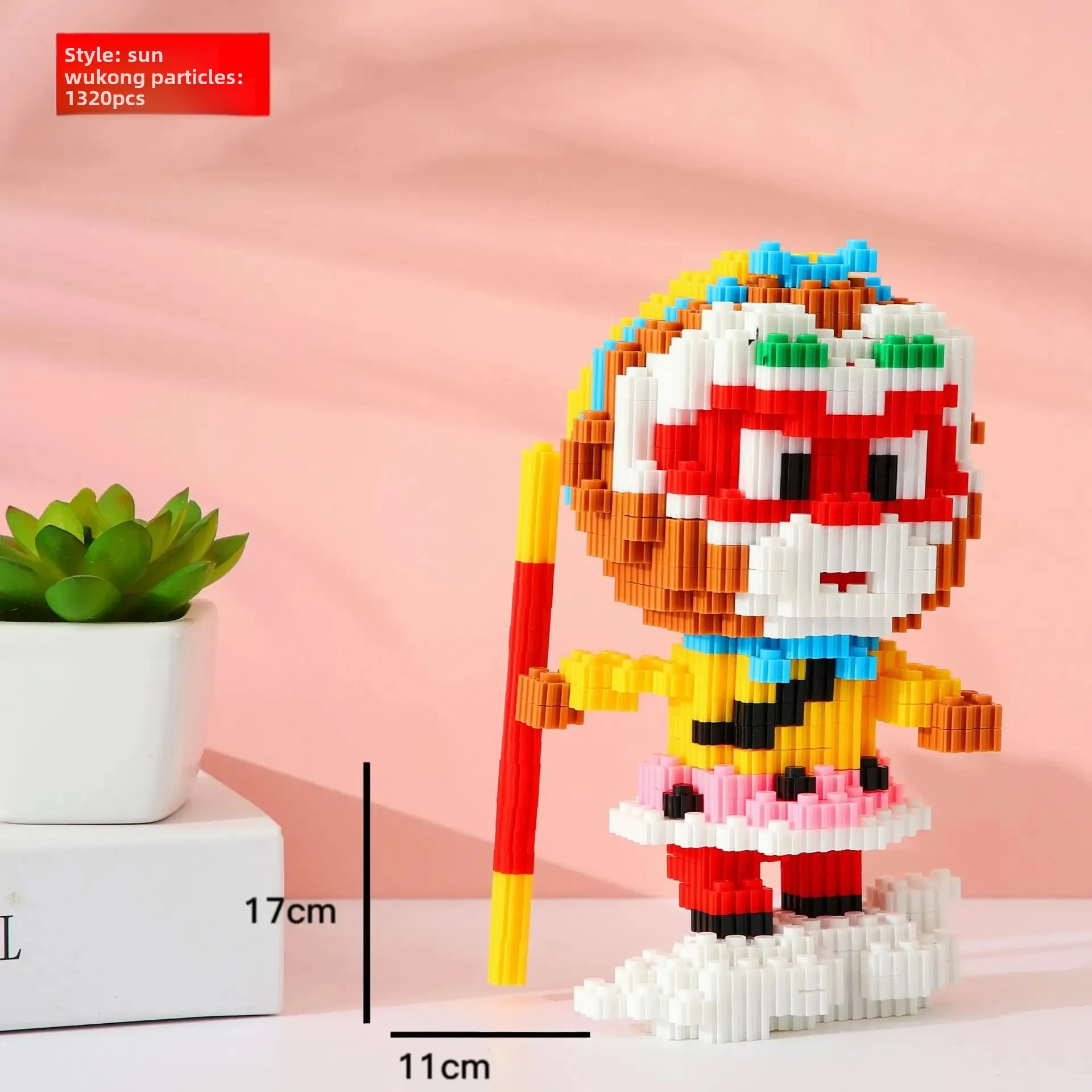 Educational Children's Toy Compatible with Lego Small Particle Sequential Blocks Middle Box Stall Selling Intelligence Developme