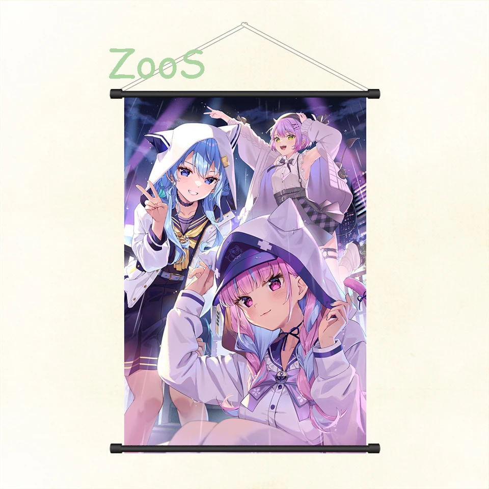 家の装飾 湊 あくあ VTuber Minato Aqua ,壁画,漫画の絵,ポスター,壁の