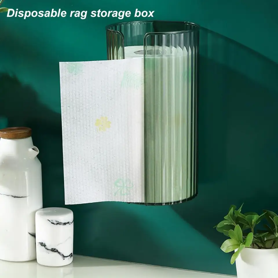 トイレットペーパーホルダーバスルーム用クリアティッシュロール