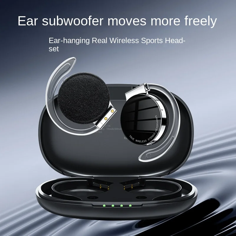 

New F2 Sports Wireless Bluetooth Headset No In-Ear TWS Bone Conduction Concept Night Running Lights