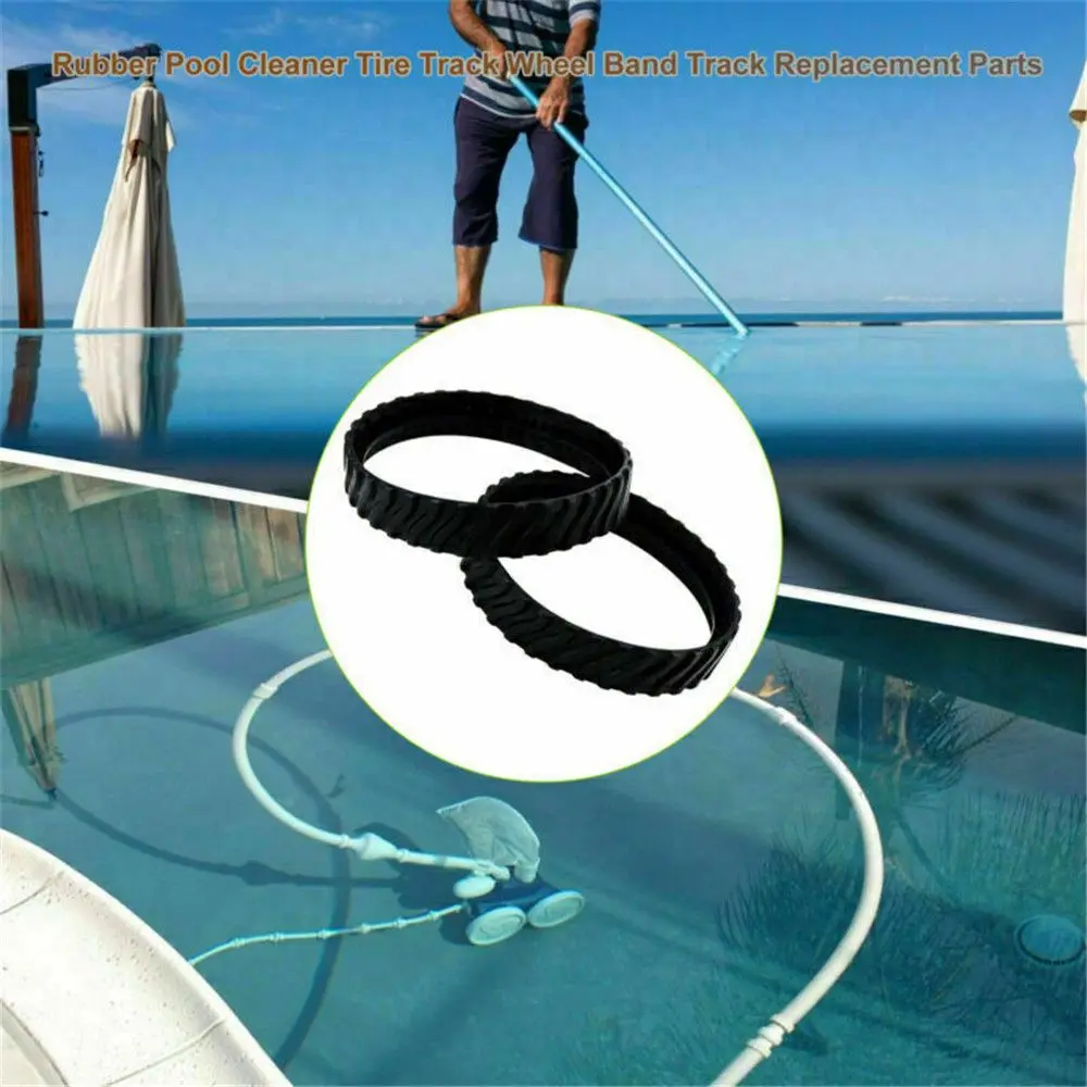 1/2pcs Summer For Zodiac MX8 MX6 Replace Equipment Tracks Tyres Wheel Pool Cleaner Supplies Swimming Clean Tires 5