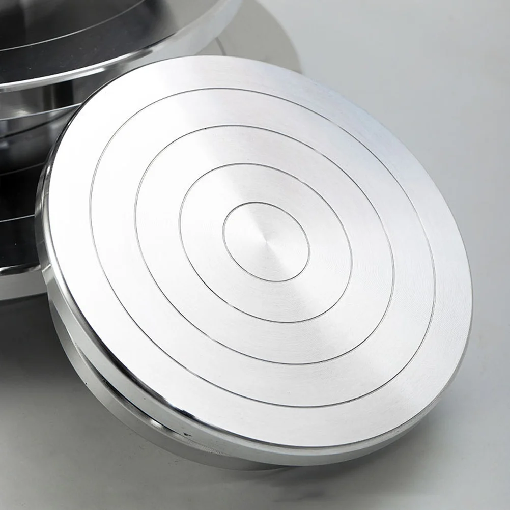 

Aluminum Alloy Cake Pottery Turntable Craft Clay Sculpture Tool Decor Making Supply
