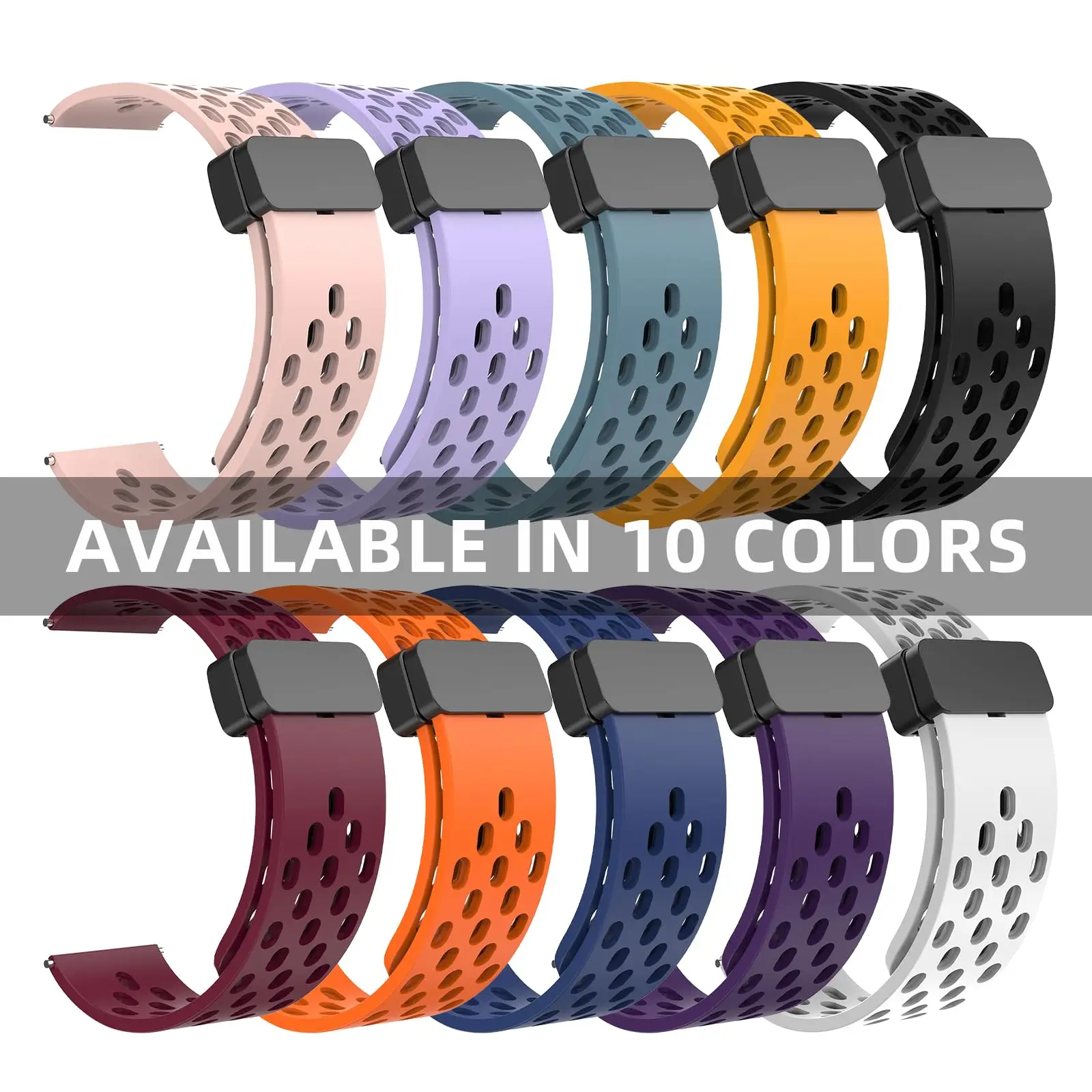 

Magnetic band For Samsung Galaxy Watch 4 6 Classic 5 pro 44mm 40mm 47mm 43mm Breathable silicone Bracelet Galaxy Watch 6 strap