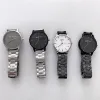 Personal Mark Black Tone Stainless Steel Classic Men's Wristwatch Customized Family Photo Picture Watch Gift relogio 5