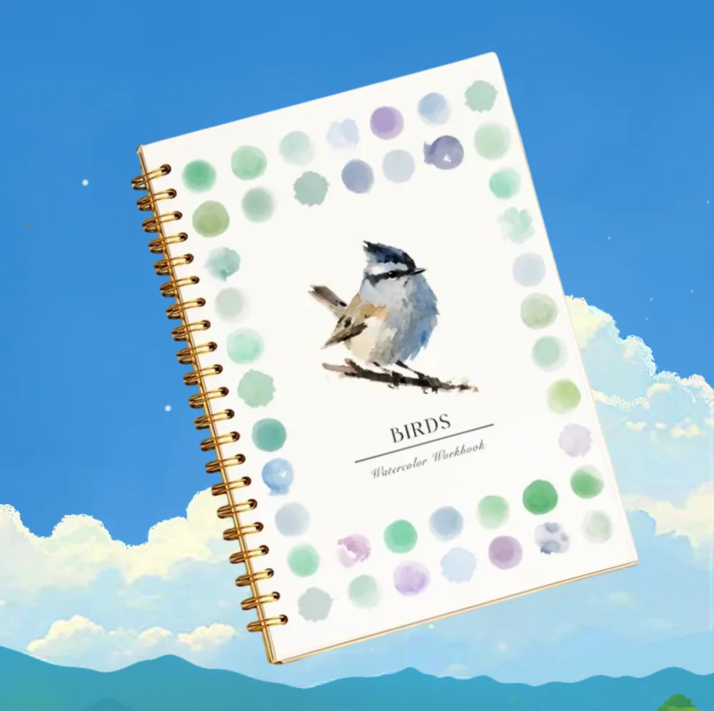 Animal Watercolor Coloring Book 4