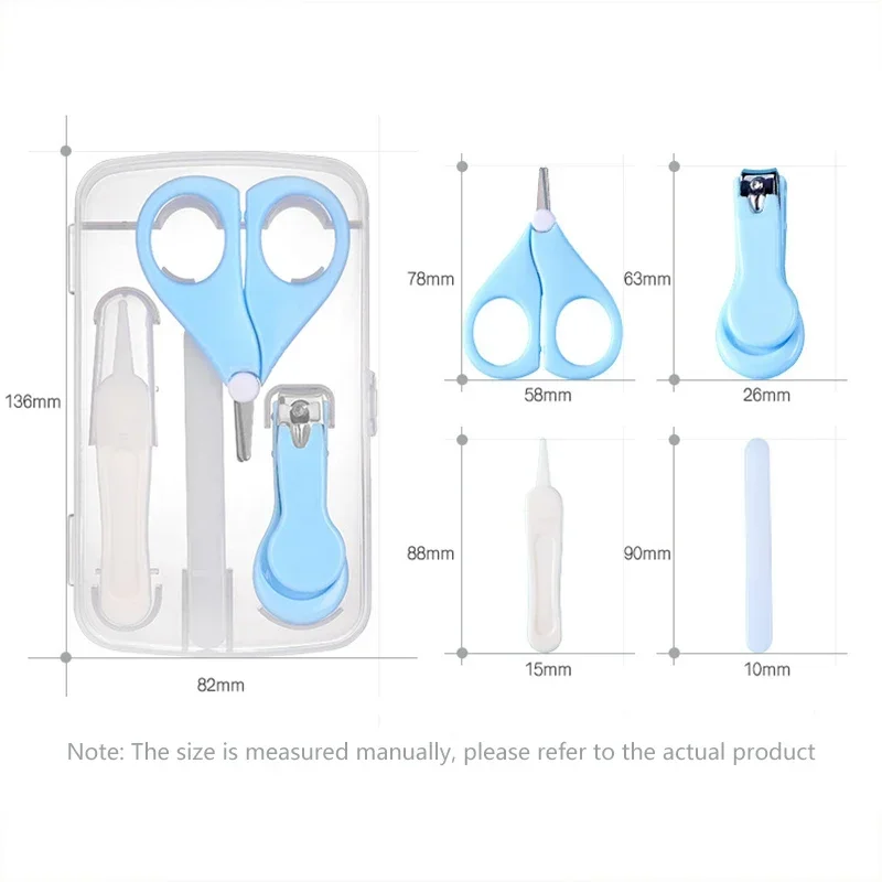 Newborn Cleaning Tools Baby Health Hygiene Kit Grooming And Health Care Groups Baby Care Nail Cutter Scissors Suit