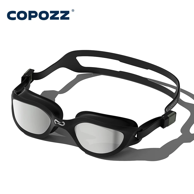 Copozz Swimming Goggles Waterproof VISTEX Anti Fog Mirrored Adjustable