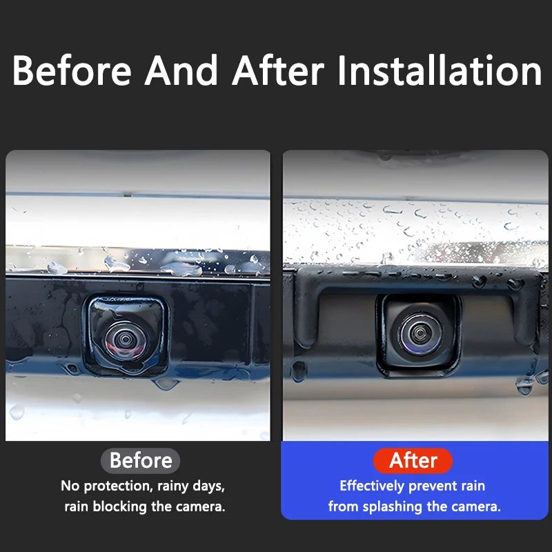 Car Camera Rain Shield Car Reverse Camera Rain Shade Cover Anti-rain Protective Sticker Fit For Lexus ES200 260 300H