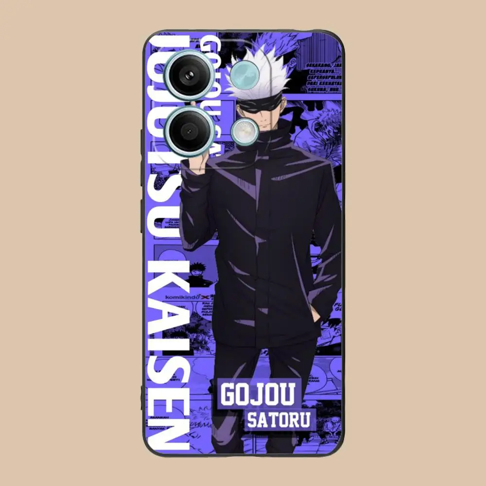 Colorful Satoru Gojo Phone Case - Jujutsu Kaisen-inspired Design