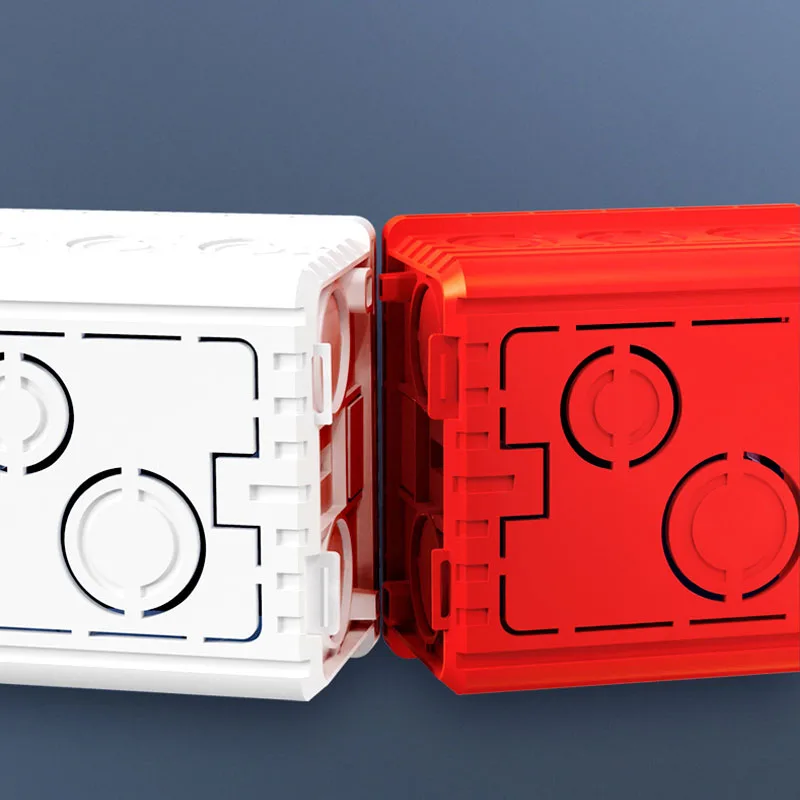 Switch box wall socket box Internal mount box for 86 type cassette switch socket 86mm*86mm*50mm junction electrical connection hidden wiring back box