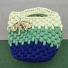 100g Cloth Fabric Strip Yarn Hand Knitting DIY Crochet Yarn for Crocheted Bag Mat Weaving Thread Cotton Yarn Woven Carpet Wool 4