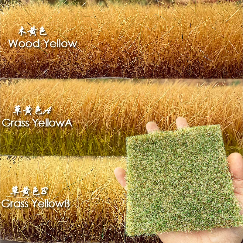 Simulated Miniature Grass for Model Scenery and Train Layouts