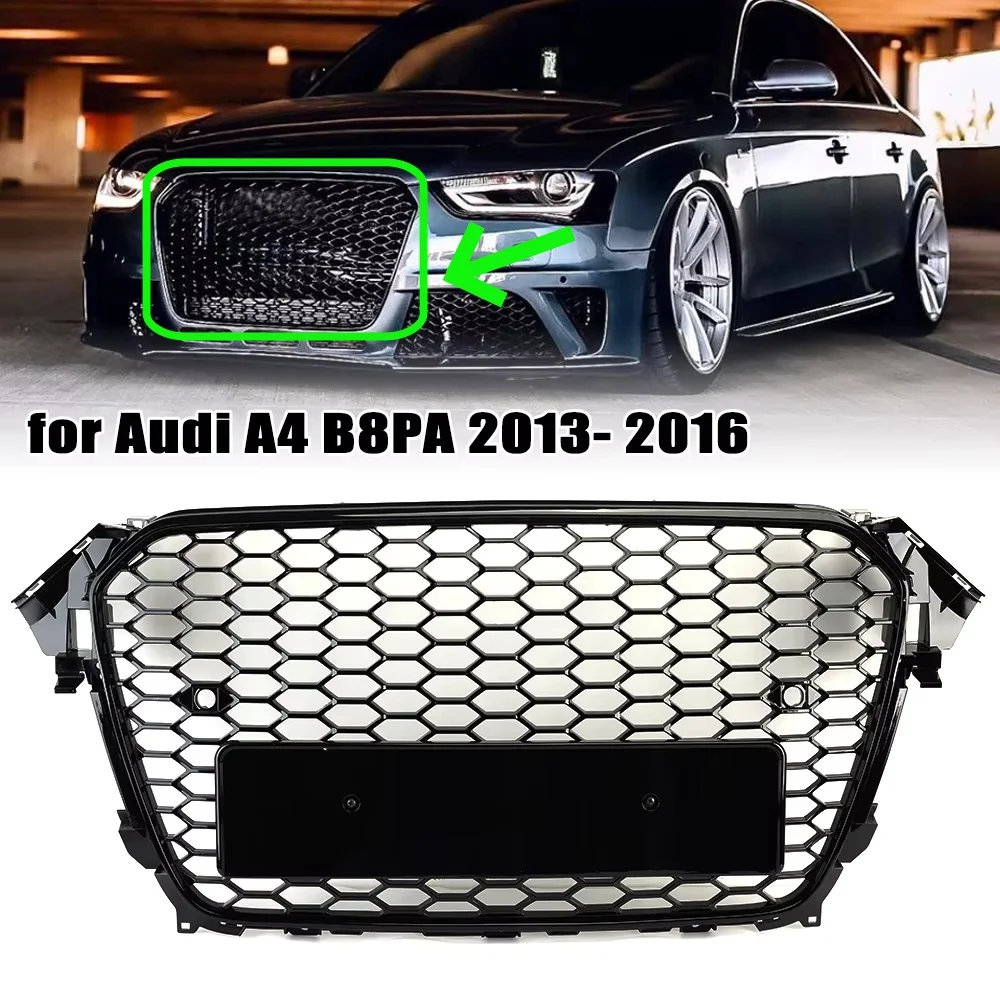 Front Bumper Grille for Audi A4 B8PA 2013 2014 2015 2016 EU