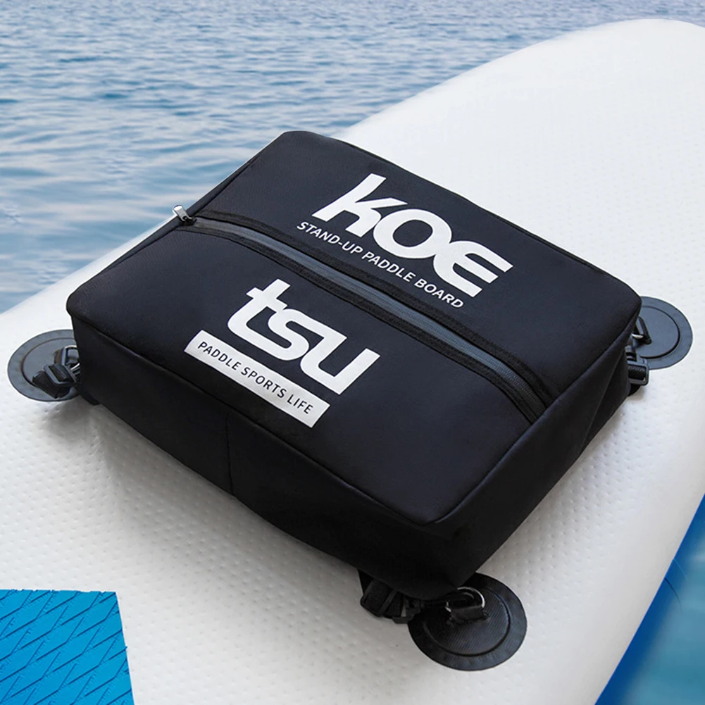 Paddleboard Deck Bag,Mesh Storage Deck Bag,Stand-Up Paddle Board And Kayaking Accessories,Adjustable Strap With Fixed Buckle
