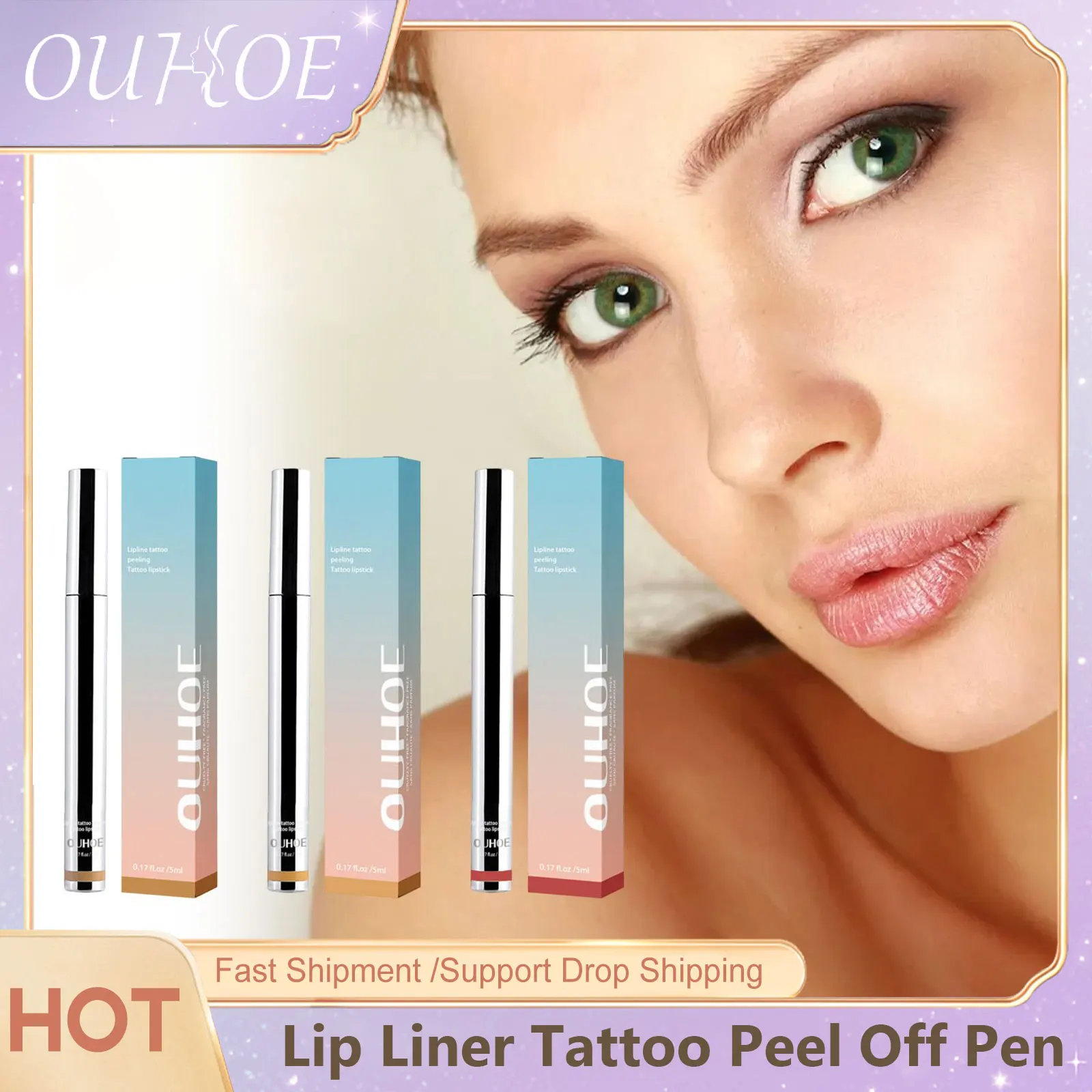 Peel Off Lip Liner Tattoo Pen Waterproof Long Lasting Lip Pencil Non Stick Matte Lipliner Moisturising Makeup Lipgloss Cosmetics lip liner,lip liner pencil,lipliner pencil,lip liner set