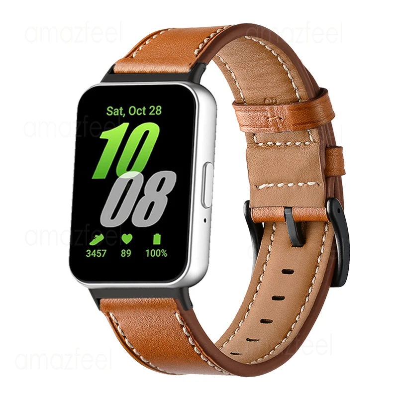 Cinturino In Pelle Per Samsung Galaxy Fit 3 Cinturino Smart Watch Per Samsung Galaxy Fit 3 Cintura Per Galaxy Fit 3 Accessori Per Bracciali