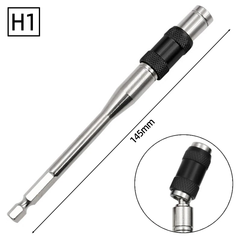 Adjustable Magnetic Ratchet Screwdriver with Bending Drill Adapter