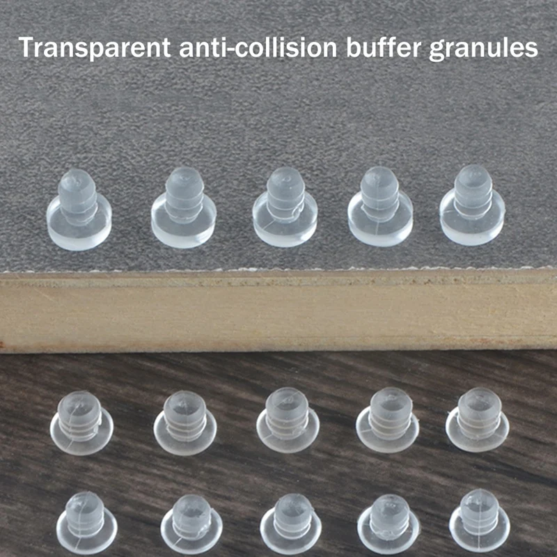 200PCS Cabinet Door Anti-Shock Pellets For Patio Countertops, Fits 3/16 Inch Hole