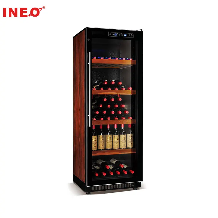 90-bottles Professional Commercial Electric Refrigerator Single-zone Build-in Compressor Wine Coolers Buckets, Coolers & Holders