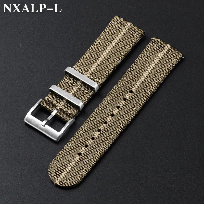 Men's Military-Style Nylon Quick Release Watch Strap – Universal Sport Canvas Band