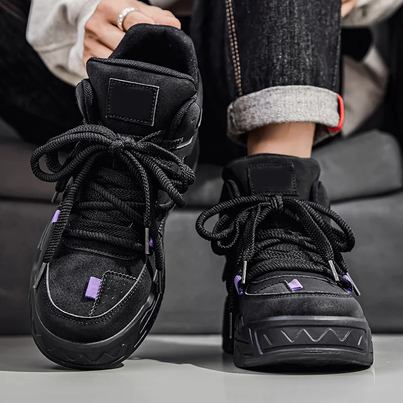 حذاء رياضي رجالي صيفي 2025 نعل سميك