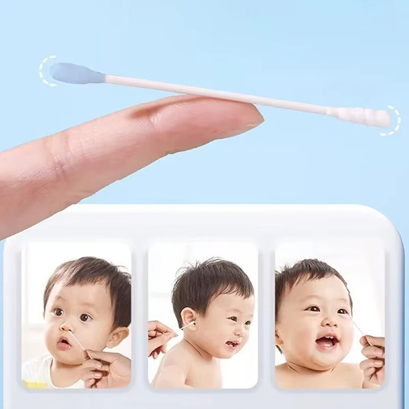 50/100 Pcs Sticky Ear Pick Adhesive Cotton Swab Ear Cleaning Reusable Sticky Ear Sticks Sticky Cotton Swab Ear Cleaning Tool