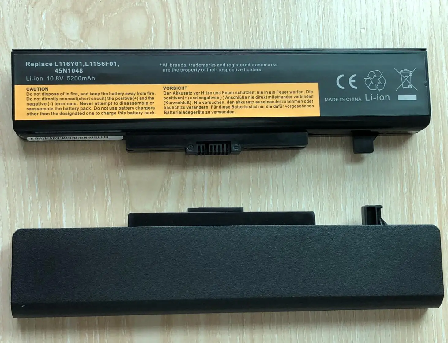 Bateria para Lenovo G500 G505 G510 G580 G710 G580a G700 G710at G585 G580 Y480 Y580 Z480 Z580 Z585 L11l6 m6 n6 c6 S6y01 L11p6r01 - Imagem 2