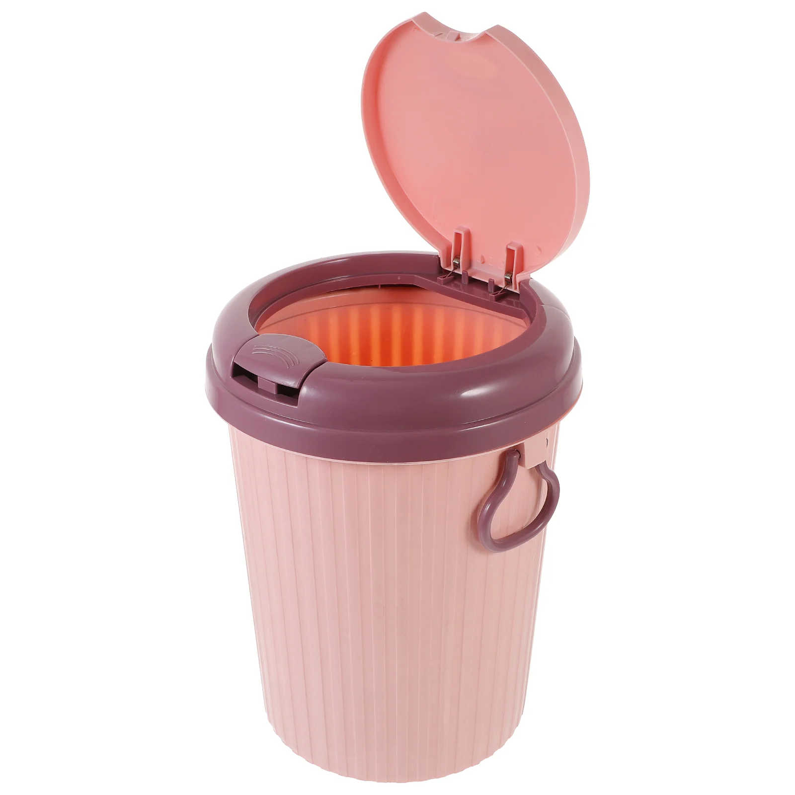 

Waste Paper Basket Household Trash Can Recycling Bin With Lid Plastic