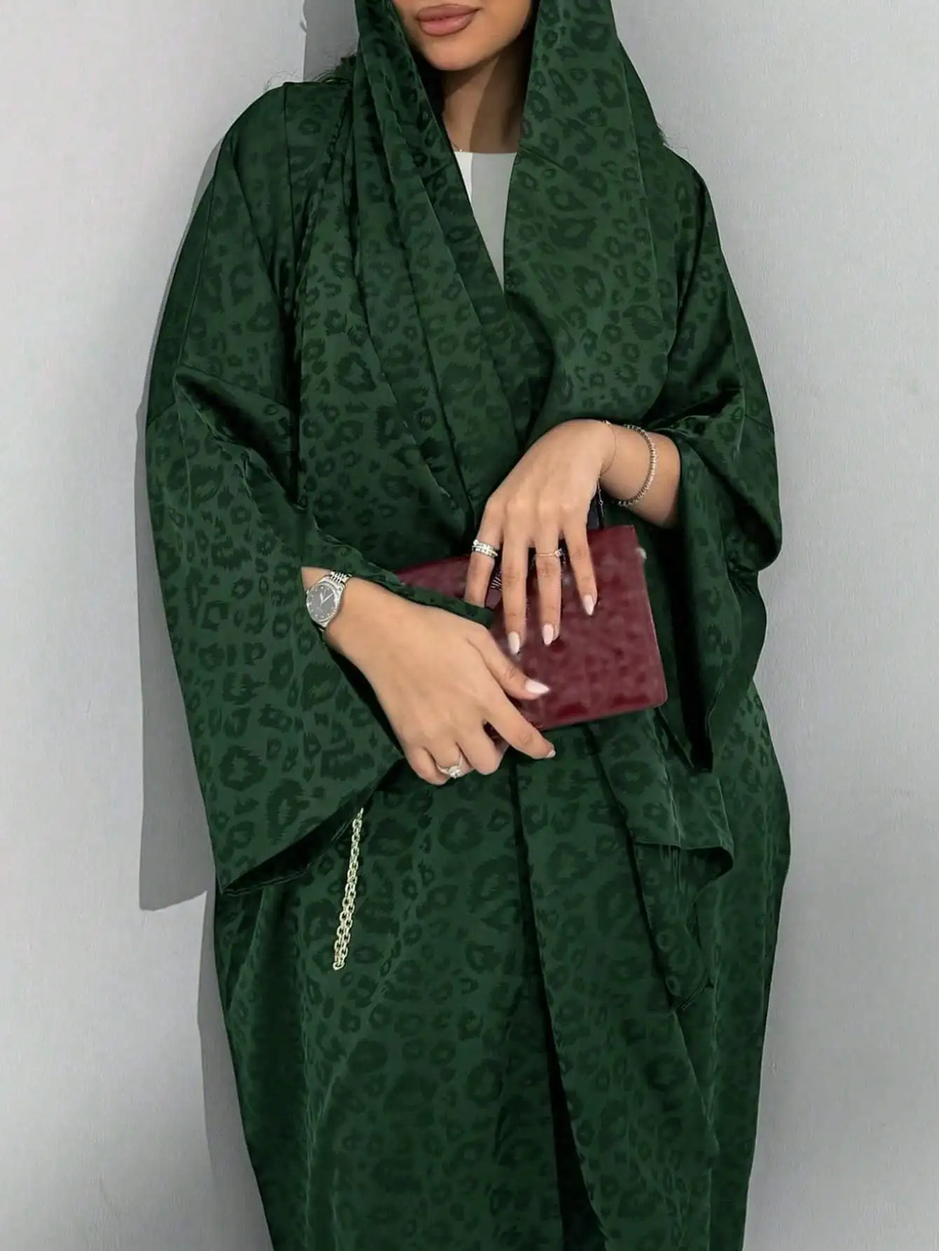 green with hajib