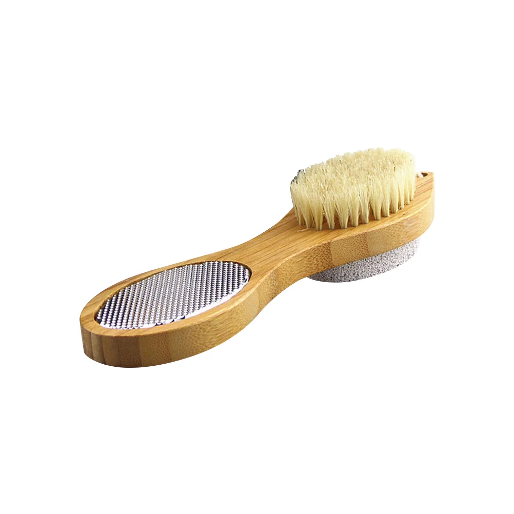 

4 in 1 Foot Massage Brush Protection Feet Pads Rub Feet Stone Wash Feet Brush Exfoliating Brush