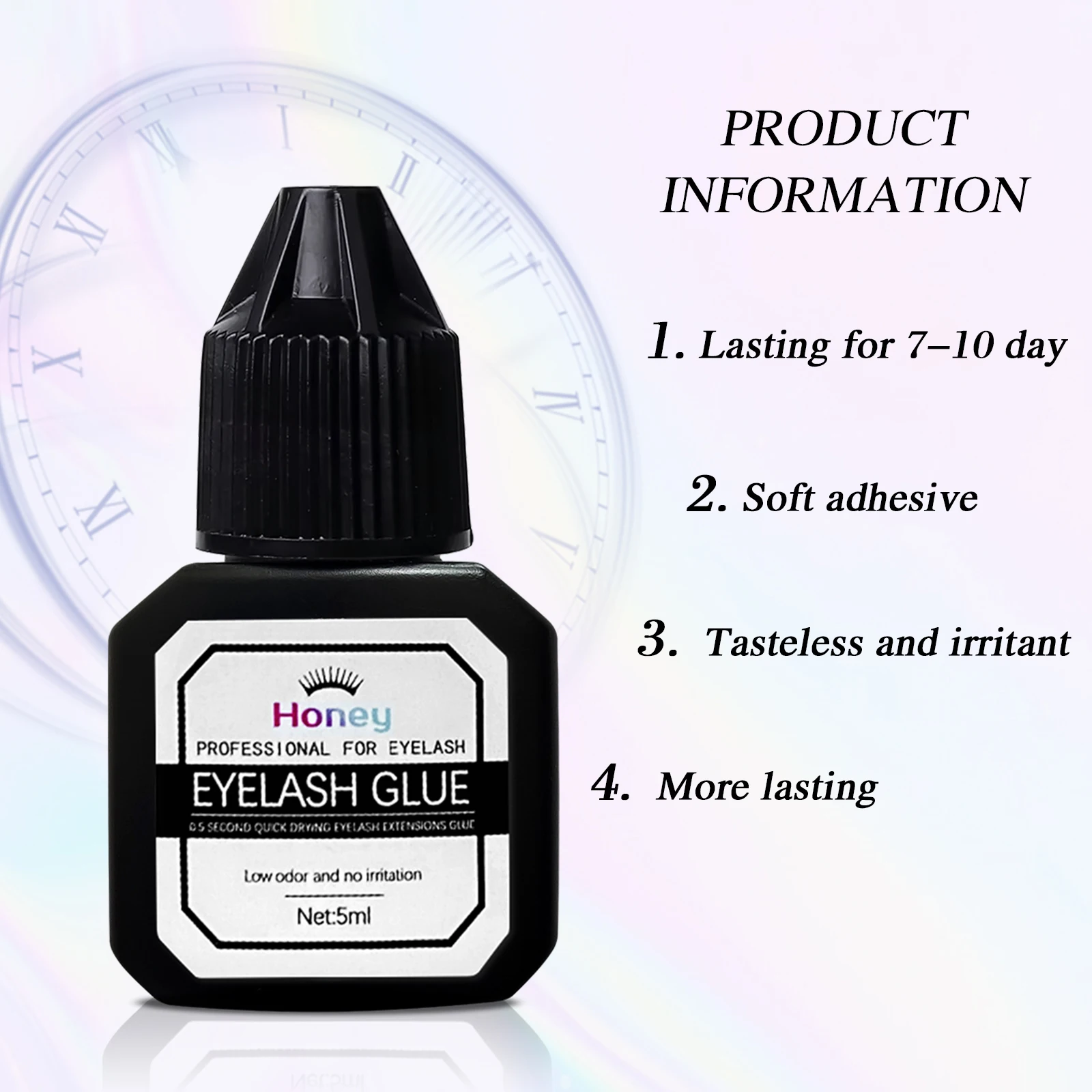 DIY Eyelash Glue 5ml Lasting 7-10 Days Waterproof and Not Irritating