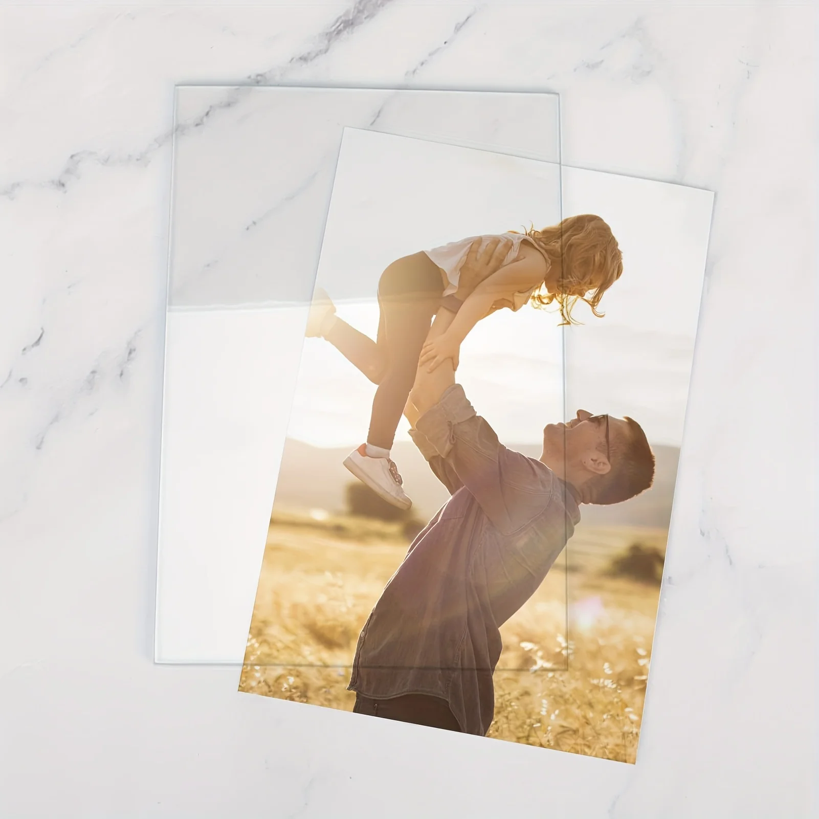 Acrylic Party Decorations A4 transparent plexiglass picture frame glass replacement hand-painted palette DIY painted board blessing decoration thickness