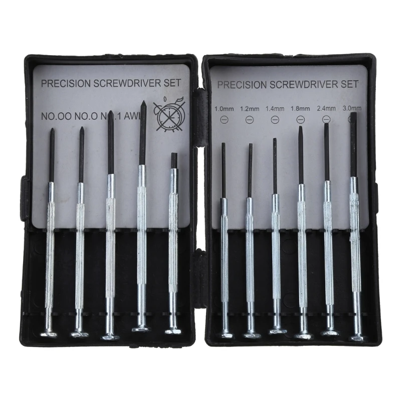 

11PCS Screwdriver Set Mini Bijoutiers Montres Lunettes Réparations
