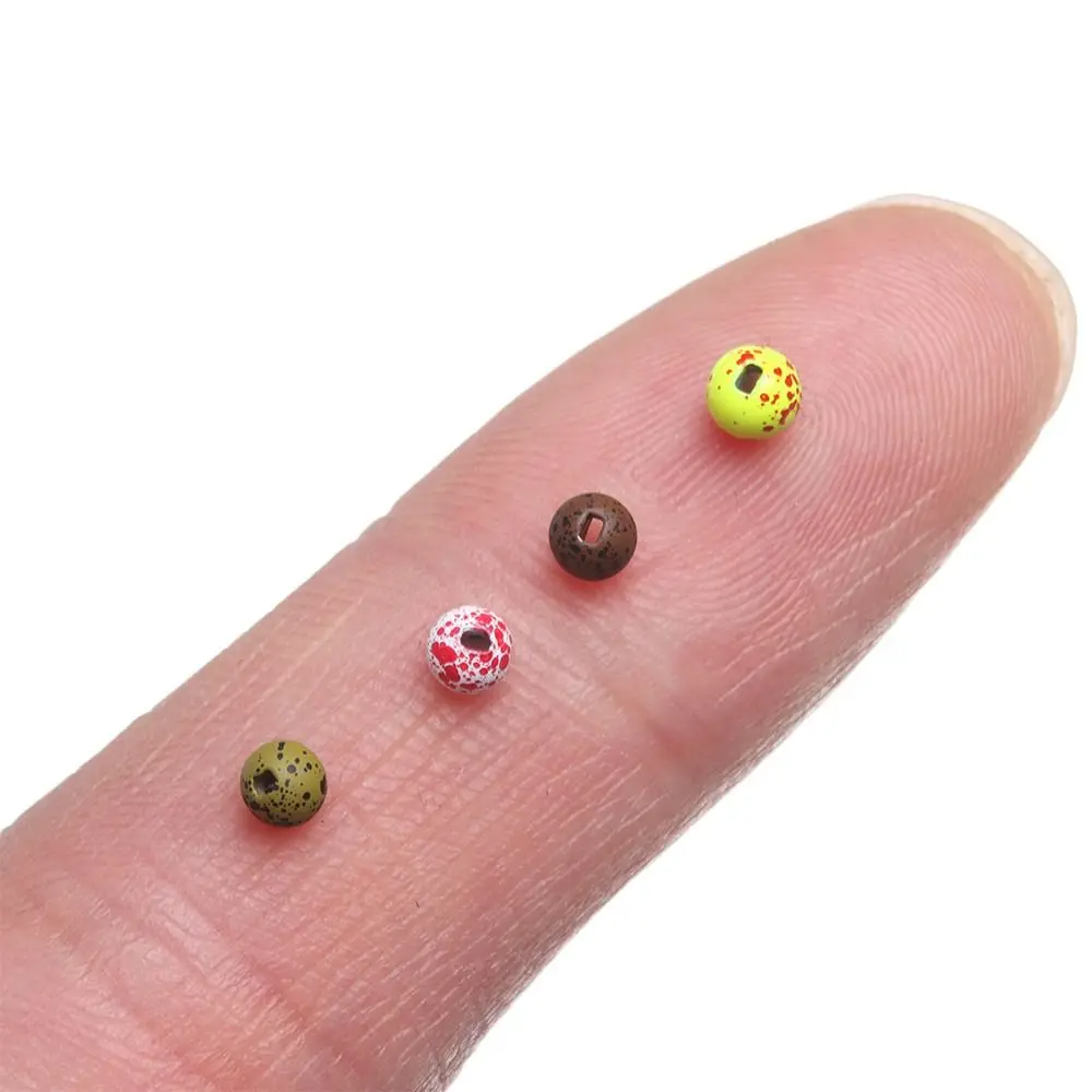 Fly Tying Beads 20 Pcs 2.5/3.0/3.5/4.0mm Coulorful Slotted Tungsten Fly Tying Material
