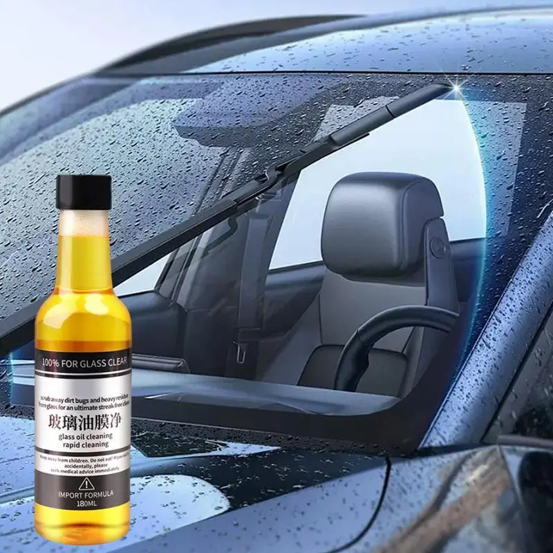 

Car Windshield Cleaner Deep Windshield Cleaning Liquid Streak Free Auto Window Cleaner Automobile Glass Oil Film Remover
